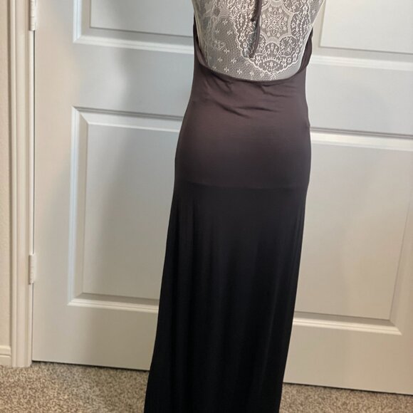 YOUNG FABULOUS & BROKE Gray and Black Tones Long Dress Size S - Picture 7 of 11